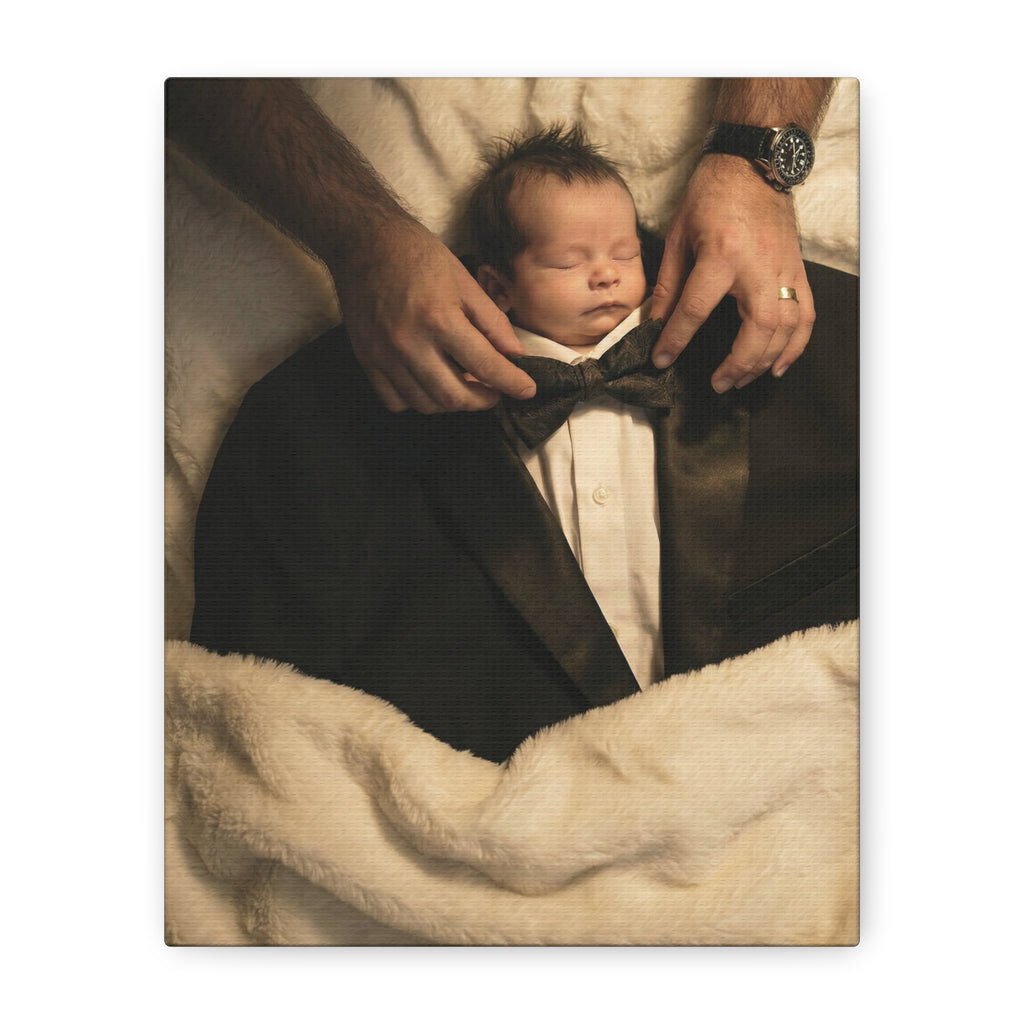 Baby tuxedo art print- Wall Art